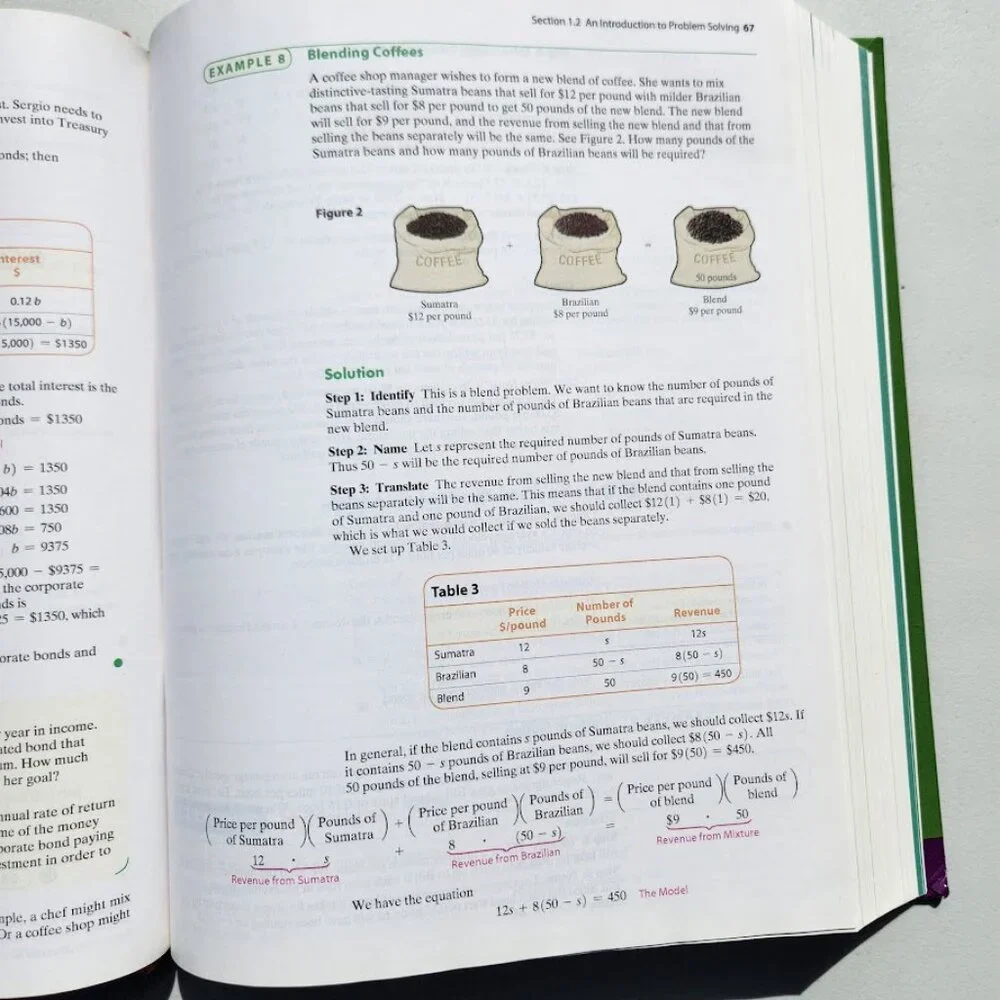 Intermediate Algebra 3rd Edition textbook book Hardcover 9780321880123 Math Math